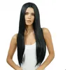 Image de Perruque cheveux longs 73cm Noir