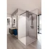 Image de AURYS Paroi de douche en kit BALEARES® GREY - Verre Timeless 8 mm trempé by Saint-Gobain - L.100 cm x H.198 cm