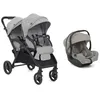 Image de JOIE - Poussette Duo Double Evalite Duo + Siège auto i-Gemm 3 Pebble