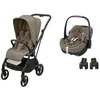 Image de MAXI COSI - Poussette Duo Leona 2 Pebble 360 Pro 2 Twillic Truffle Maxi Cosi