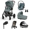 Image de CYBEX - Poussette Trio Balios S Lux + Siège auto Cloud G3 Plus + Nacelle Cot S Lux + Base G3 Set XL Stormy Blue