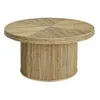 Image de ALMA Table basse en canne de rotin ronde en occasion ou reconditionné