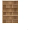 Image de Miliboo - Bibliothèque scandinave finition bois clair chêne L140 cm EPURE