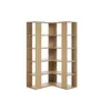 Image de Miliboo - Bibliothèque dangle finition bois clair chêne L95 cm MUSSO