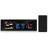 Image de FISHTEC - Station météo Panorama LCD couleur radio-pilotée DCF77 capteur 60m USB 5V ABS