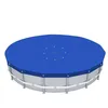Image de Bâche de protection réversible 4 saisons pour piscine hors sol - Ronde 305 m - 150 gsm - Bleu et gris - Linxor