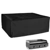 Image de Housse bâche de protection pour plancha imperméable anti UV - 75 x 60 x 30 cm - Noir - Linxor