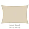 Image de Voile dombrage rectangulaire imperméable et anti-UV - 2 x 3 m - Beige - Linxor
