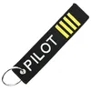 Image de CLJ - Porte-clés - PILOT - Pilote de ligne - Aviation - Noir - Métiers - Urgence