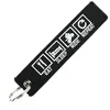 Image de CLJ - Porte-clés - EAT SLEEP RIDE - Noir et blanc - Métiers - Urgence