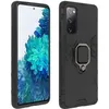 Image de Coque pour Samsung Galaxy S20 FE - Hybride - Antichoc - Support Vidéo - Noir - Polycarbonate Rigide