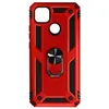 Image de Coque de protection - AVIZAR - Xiaomi Redmi 10A et 9C - Rouge - Antichoc - Bague de maintien