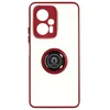 Image de Coque - AVIZAR - Xiaomi Poco X4 GT - Bi-matière - Rouge - Bague Métallique