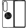 Image de Coque - Samsung - Galaxy Z Fold 4 - Bi-matière - Bague Métallique - Support Vidéo Noir