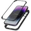 Image de Coque de protection - AVIZAR - iPhone 14 Pro - Antichoc - Plexiglas - Polymère noir