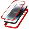 Image de Coque de protection - AVIZAR - iPhone 14 Pro Max - Plexiglas et Polymère - Rouge - Angles renforcés