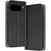 Image de Étui pour Google Pixel 9 Pro XL - AVIZAR - Cuir Vegan - Clapet Support - Rangement Carte - Noir