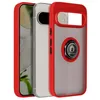 Image de Coque Antichoc - Google - Pixel 9/9 Pro - Rouge - Bague Support Vidéo - Finition Métallique
