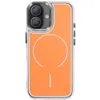 Image de Coque MagSafe pour iPhone 17 Protection Bi-matière Ultra Renforcé Orange