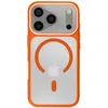 Image de Coque MagSafe pour iPhone 17 Pro Max Protection Bi-matière Dos Rigide Orange