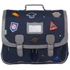 Image de Cartable - TANNS - Les Fantaisies Elliott - 41cm - 2 compartiments - Bleu et gris