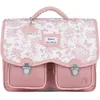 Image de Cartable - Tanns - Toile De Jouy - Rose - Polyester recyclé - Maternelle
