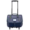 Image de Cartable trolley - TANNS - Romain - 38 x 37 x 20 cm - Gris - Matière recyclée (bouteilles)