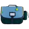 Image de Tanns - Cartable 38cm Valentin bleu/vert - 13872