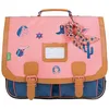 Image de Tanns - Cartable 41cm Jane corail/bleu - 13901