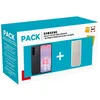 Image de Smartphone Samsung Pack Galaxy A37 5G 6/128 Go Graphite + Batterie Externe 10A ULTRA rapide 25W USB typeC Beige