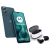 Image de Smartphone Motorola Pack G06 4/64 Go Tapestry bleu + buds 2 Carbon blanc/noir
