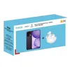 Image de Smartphone Oppo Pack Fnac Reno16 F 657 5G Double nano SIM 256 Go Violet noir + Ecouteurs Enco Air5 Pro Blanc
