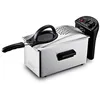 Image de Friteuse inox 3L - KITCHENCOOK - Capacité 3L - Puissance 2100W - Cuve inox - Couvercle avec fenêtre - Filtres anti-odeur