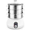 Image de Kitchencook - Cuiseur Vapeur Multi Steam 9 - 600 W 9 L - 3 Plateaux Inox