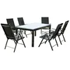 Image de RAVENNE - salon de jardin extensible 6 places en aluminium gris