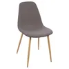 Image de Atmosphera - Chaise design scandinave Roka - Gris foncé