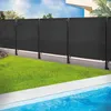 Image de IDMARKET Brise vue renforcé 1 x 10 M noir 220 gr/m² luxe PRO
