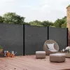 Image de IDMARKET Brise vue ultra résistant 15 x 10 M gris 400 gr/m² haut de gamme