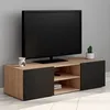 Image de ID MARKET meuble tv ELI 2 portes 113 cm multicolore à poser