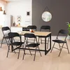 Image de IDMARKET Lot de 6 chaises de salle à manger KITY pliantes blanc