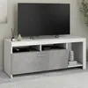 Image de ID MARKET meuble tv MALO 1 porte 110 cm multicolore à poser
