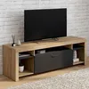 Image de ID MARKET meuble tv MALO 1 porte 140 cm multicolore à poser