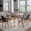 Image de IDMARKET Lot de 6 chaises de salle à manger SARA scandinaves gris