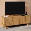 Image de ID MARKET meuble tv ARCHIE 4 portes 140 cm bois à poser