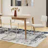 Image de IDMARKET Lot de 4 chaises de salle à manger NAHE en velours côtelé beige