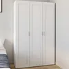 Image de IDMARKET Armoire 3 portes VITO blanc penderie 120 cm avec étagères