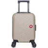 Image de Valise Cabine XXS SPIEZ 4 Roues - beige - SWISS KOPPER 46x32x20cm