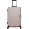 Image de Valise Grand Format SPIEZ 4 Roues - rose - SWISS KOPPER 75x47x29cm