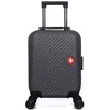 Image de Valise Cabine XXS SPIEZ 4 Roues - noir - SWISS KOPPER 46x32x20cm
