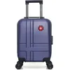 Image de Valise Cabine XXS USTER 4 Roues - bleu - SWISS KOPPER 46x32x20cm